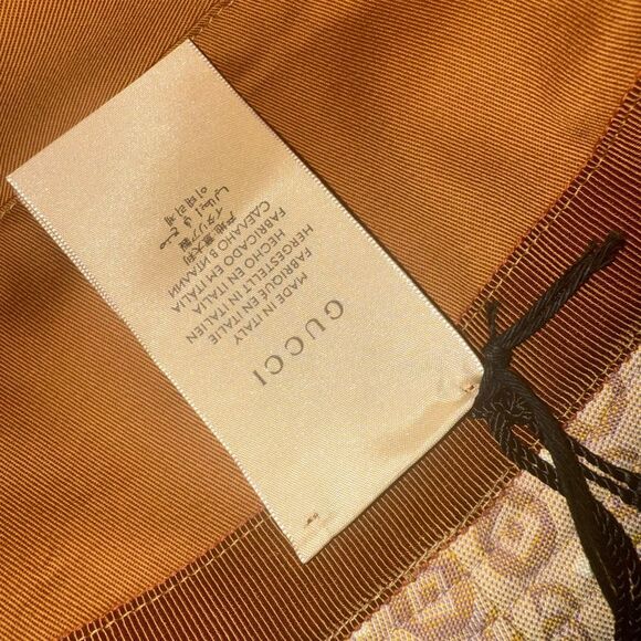 New Gucci Beige Interlocking G logo canvas hat for boys or girls - Picture 11 of 15